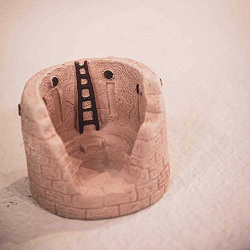 Incienso de Santa Fe - Kiva Natural Wood Incense Burner, Includes 20 Piñon Incense Bricks - Made in the USA - style: Kiva