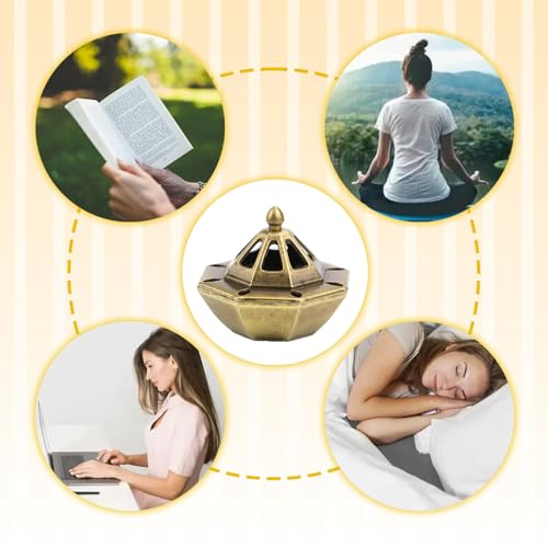 1 PCS Incense Burner Holder for Cones & Sticks, Spaceship Shape Incense Cone Holder with Detachable Tray, Decorative Zen Home Office Decor - style: Spaceship
