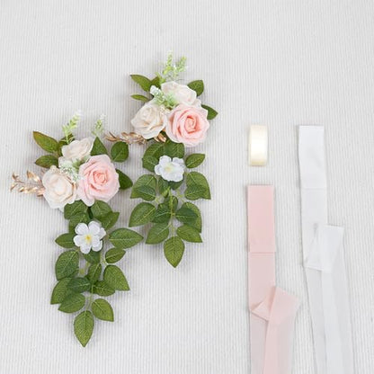 10 Pink Wedding Aisle Decorations - color: Pink