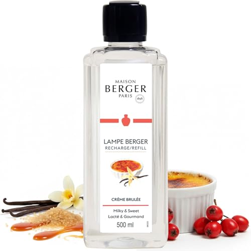 MAISON BERGER Lampe Berger Refill, 500 ml, Crème Brûlée