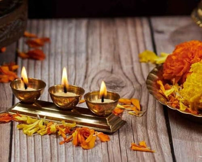Pure Cow Ghee Lamp (Pack of 100 Pcs) Readymade Ghee Cotton Wicks | Arti Diya for Pooja | Ghee Wicks Batti | Easy Ghee Diya Wicks|Ghee Candles Cow Ghee Wicks |Ghee Jyoti Batti - size: Pack of 100