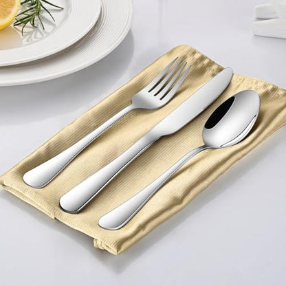 16-Piece 7.3 Inches Dinner Spoons,Stainless Steel Soup Spoons,Dishwasher Safe Tablespoon,Durable Silver Table Spoon Set For Restaurant,Hotel - size: 16-Piece(Silver)