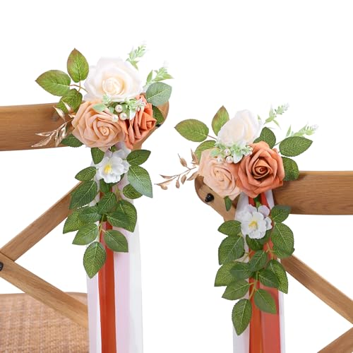 10 Terracotta Wedding Aisle Decorations - color: Terracotta