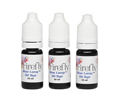 Firefly dye-3pk-blue - Lamp Oil Dye - Blue Tiki Torch Fuel, 3x10ml - color: Blue