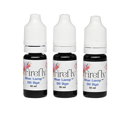Firefly dye-3pk-blue - Lamp Oil Dye - Blue Tiki Torch Fuel, 3x10ml - color: Blue