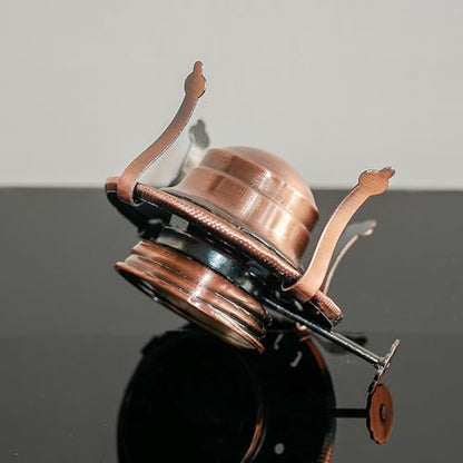 Oil Lamp Burner #2 Size Bronzy Plated Burner for Antique Lamps Oil Lamp Replacement Kerosene Lamps Parts with Reduction Collar and Cotton Lamp Wick Fits Holds a 3 Inch Base Chimney - color: Pink Bronze/1 Pk