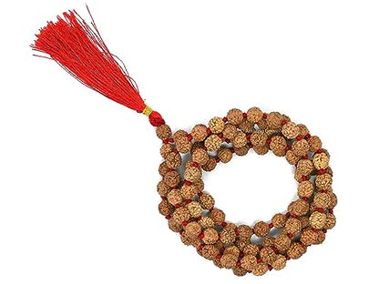 Amazing Gemstone 108 Beads Handmade Mala (Knotted, Rudraksha) - color: Rudraksha, style: Knotted