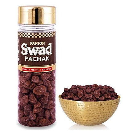 Swad Candy Pack (25 Digestive Tangy Toffee) & After Meal Mouthfresheners (Anardana, Banarasi Paan, White Sauf, Navratan Mix, Khatta Meetha Aam) 100% Vegan & Gluten Free Indian Mukhwas Sweets, 6 pcs Jute Gift Set (Super Saver Pack) - style: Maha Saver Pack