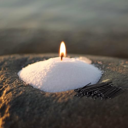 Pearled Candle Wick 2.2 Inch Black Cotton Wicks 200-Pack Premium Metal-Free & Lead-Free Candle Wicks for Candle Making - color: Black-2.2 Inch-200pcs