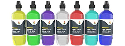 The Dreidel Company Liquid Paraffin Lamp Oil - 1 Liter - Smokeless, Odorless, Ultra Clean Burning Fuel for Indoor and Outdoor Use (Clear) (Single) - size: Single
