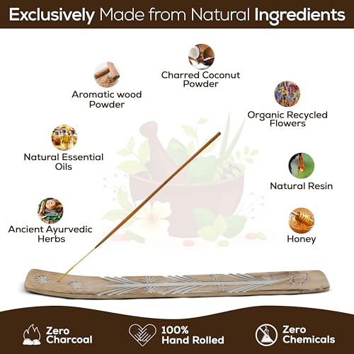 Satya Cinnamon Incense Sticks, Satya Bng (Bangalore) Insenses 15gmx12 Pack with Raajsee Incense Holder Bundle, Satya Nagchampa Natural Incense - color: Cinnamon