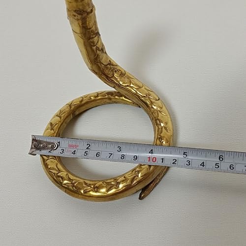 Brass Lord Shiva Sheshnaag Maharaj Idol | 11" Inch Handcrafted Shiva Nagaraj Naag Devta Statue | Divine Brass Sheshnaag Maharaj Murti for Temple, Pooja, Home Décor & Spiritual Gift Showpiece