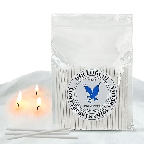 Pearled Candle Wick 2.2 Inch White Cotton Wicks 50-Pack - Premium Metal-Free & Lead-Free Candle Wicks for Candle Making - color: White-2.2 Inch-50pcs