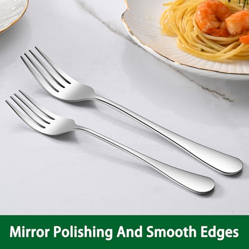 16-Piece 7.3 Inches Dinner Spoons,Stainless Steel Soup Spoons,Dishwasher Safe Tablespoon,Durable Silver Table Spoon Set For Restaurant,Hotel - size: 16-Piece(Silver)
