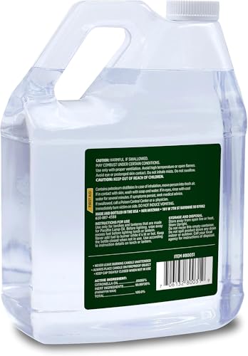 Ner Mitzvah Citronella Scented Lamp Oil, 1 Gallon - Smokeless and Odorless Insect and Mosquito Repellent Paraffin Lamp Oil for Indoor and Outdoor Lanterns, Torches, Oil Candle - size: 1 Gallon