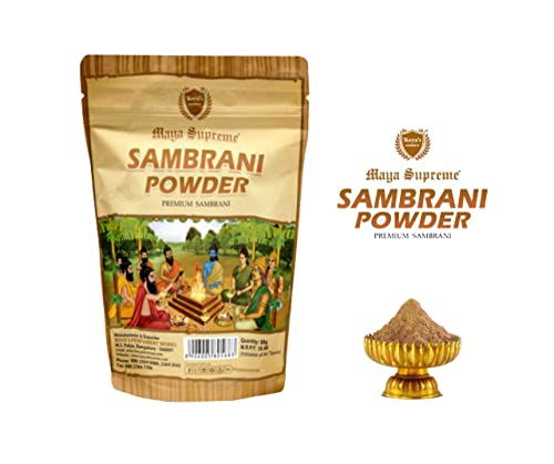 Koya's Agarbatthi Maya Supreme Sambrani Powder, Pack of 2, total 110 Gms, 3.9 Oz