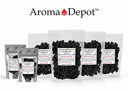 1'' Frankincense & Myrrh Incense Charcoal Cones (20 Pack)