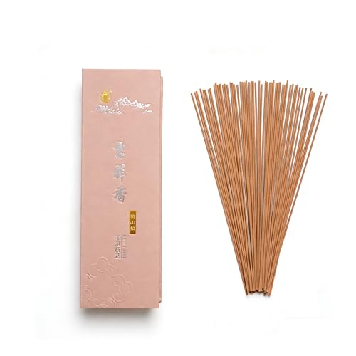 Incense Sticks, 110 Fuxi New Mountain Sandalwood Sticks - 100% Natural Chinese Aromatherapy, Charcoal Free & Coreless, for Daily Wellness, Yoga, and Home Fragrance