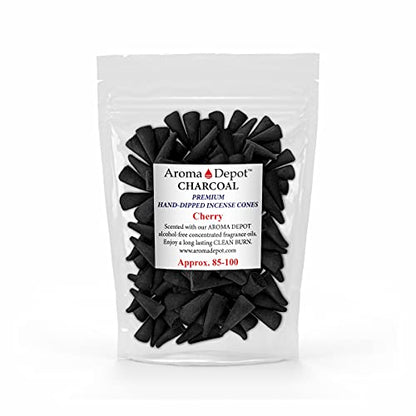 1'' Cherry Incense Charcoal Cones (Approx. 85-100)