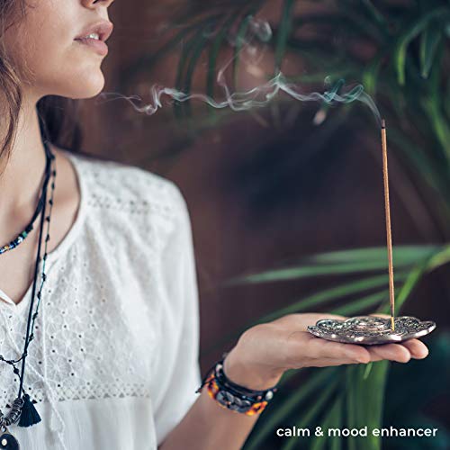 Goloka Nag Champa Incense - 250 GM Box - Hand Rolled Agarbatti Fine Quality Incense Sticks for Purification, Relaxation, Positivity, Yoga, Meditation