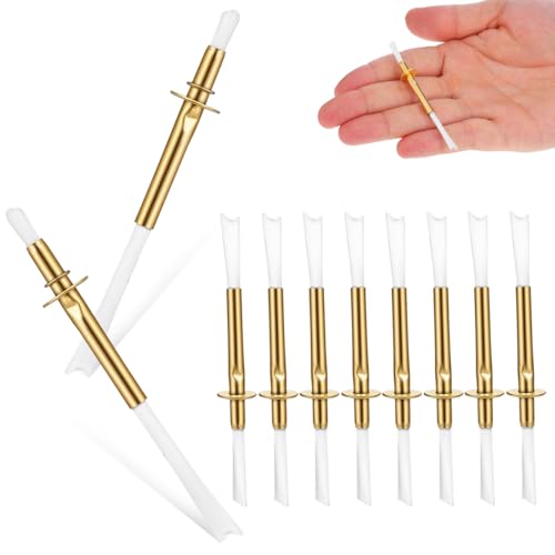 Oil Lamp Wicks 10 Pcs Alloy Fiber Tubes for Kerosene Lamps