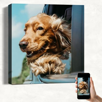 Custom Canvas Prints with Your Photos, Personalized Wall Art for Home Decor - size: 6"L x 6"W