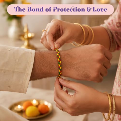LOVENSPIRE Raksha Bandhan Gift Hamper for Brother – Indian Rakhi Festival Gift Set for Bhai - color: Hamper 3