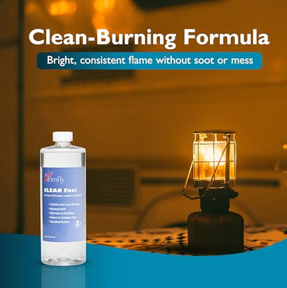 Firefly - Clean Fuel Lamp Oil - Smokeless, Odorless, 32 oz - color: Clear, size: 32 oz.