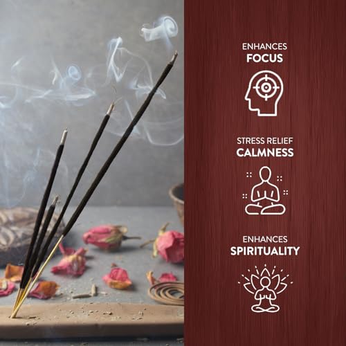 HEM Sandalwood Incense Sticks – 120 Count (Pack of 6 Boxes) – Classic Sandalwood Aroma Incense for Meditation, Yoga & Home Fragrance - size: PACK OF 6