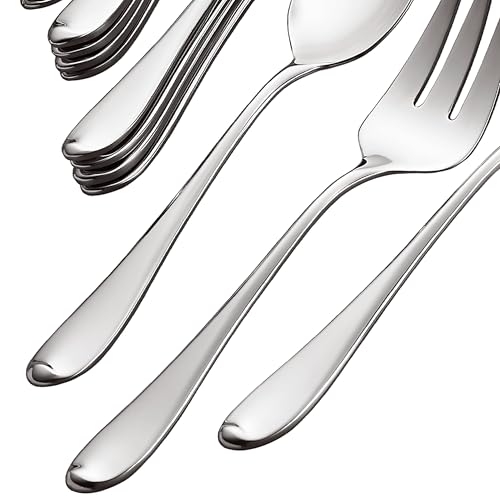 Gorham Studio 45-Piece 18/10 Silverware Set for 8, Flatware - style: 45-Piece Flatware Set