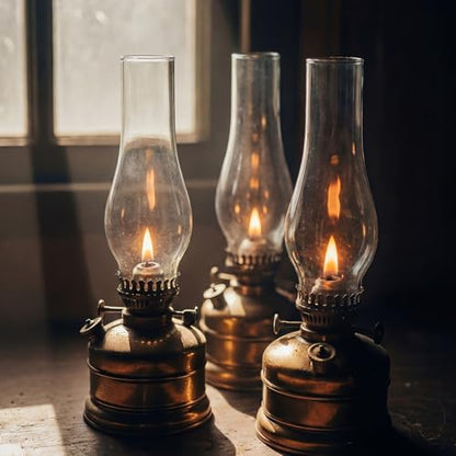 Lewtemi 2 Pcs 1 1/4 Inch Base Tiny Oil Lamp Chimney Kerosene Lamps Shade Oil Lamp Glass Replacement for Miniature Kerosene Lamps (Classic) - style: Classic