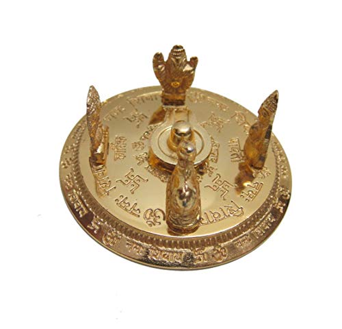 Brass Statue Shiv Parivar with Shivling Shri Kartik Shri Ganesh MATA Parvati and Shri Nandi