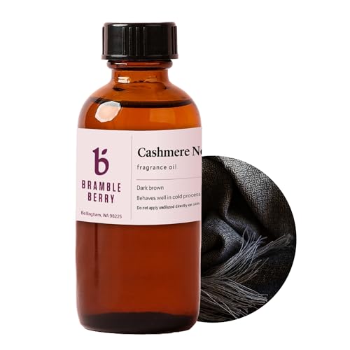 Bramble Berry Cashmere Noir & Oud Luxury Musk & Wood Scent for Soap Making, Candles, Lotion, Bath Bombs & Perfume | Skin Safe, Vegan, Paraben & Phthalate Free, DIY Craft Essential - color: Cashmere Noir and Oud