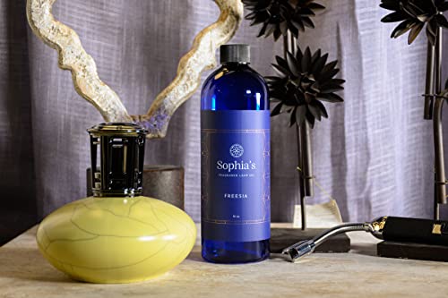 Sophia's Freesia Fragrance Lamp Oil Refills, Effusion Lamp Fragrance Oil for Redolere Lamps, Scented Lamp Oil for Fragrance Lamps, 16 Fluid Ounces of Catalytic Scented Oil Made in USA - color: Freesia