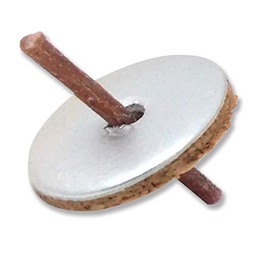 Ner Mitzvah Round Floating Wicks – 150 Count (Approx.), Cotton Wicks and Cork Disc Holders for Oil Cups - Bonus Wick Removal Tweezers - size: 3-Pack