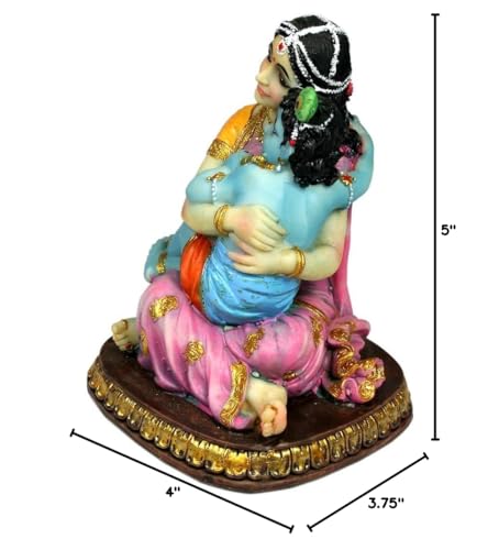 Precious Yasoda Krishna Statue 5" Hindu Mother Yashoda Figurine Golu Doll