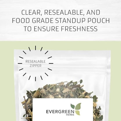 Evergreen Herbs Palo Brasil - 8 oz. - Haematoxylum Brasiletto, Mexican Logwood, Palo De Tinto, Pernambuco - Resealable Stand Up Pouch to Ensure Freshness!