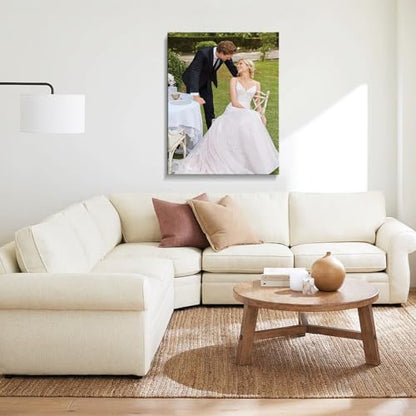 karani Custom Canvas Prints with Your Photos, Personalized Wall Art for Home Decor, Unique Personalized Gifts for Wedding, Birthday, Family & Friends, Ready to Hang Canvas Prints 9x11 - size: 9"L x 11"W