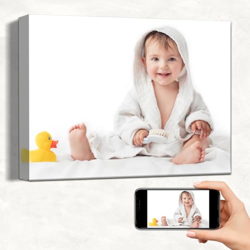 Custom Canvas Prints with Your Photos, Personalized Wall Art for Home Decor - size: 8"L x 6"W