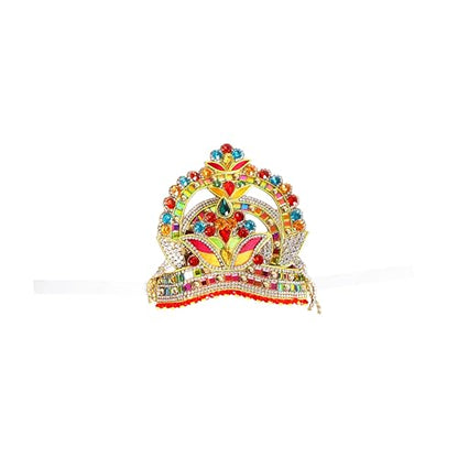 Mukut God Idol for Laddu Gopal Radha Krishna Deity Jewellery-4" - size: 4 Inches