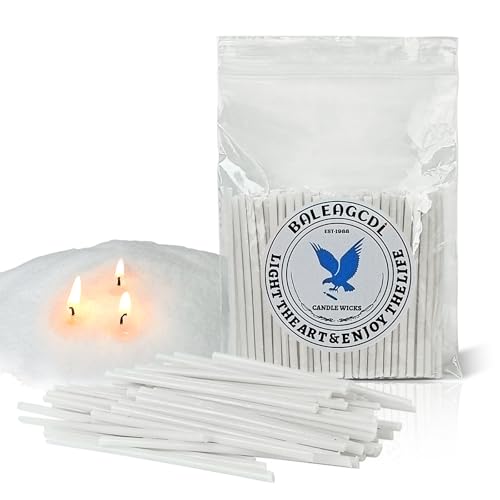Pearled Candle Wick 2.2 Inch White Cotton Wicks 100-Pack - Premium Metal-Free & Lead-Free Candle Wicks for Candle Making - color: White-2.2 Inch-100pcs
