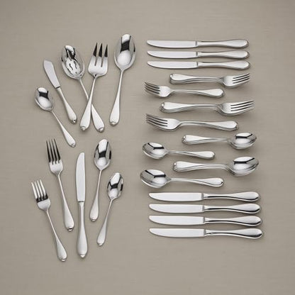 Gorham Studio 45-Piece 18/10 Silverware Set for 8, Flatware - style: 45-Piece Flatware Set