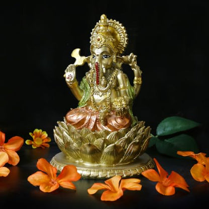 Lord Ganesha Idol Statue Ganpati Murti Home Mandir Altar Pooja Item