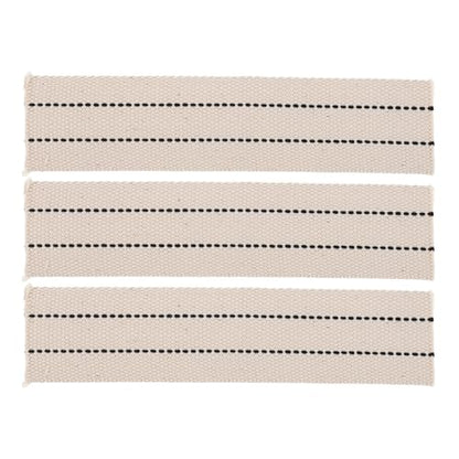 WOONEKY 3-Pack Cotton Flat Oil Lamp Wick Replacement 8.66In Long for Kerosene Lanterns Hurricane Lamps Oil Burners Indoor & Outdoor Emergency Lighting - size: 22.00X5.00X0.20CM