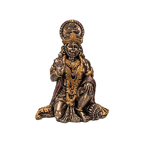 Pacific Giftware Hindu God Hanuman Miniature Statue Resin Figurine - color: Hanuman