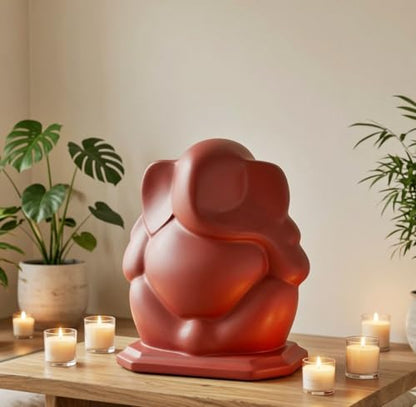 Bellaa Ganesha Statue - Modern Ganesh Sculpture for Home Decor, Office & Meditation Space - 5 Inch Hindu God Figurine Abstract -25570