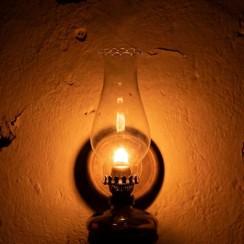 Lewtemi 2 Pcs 1 1/4 Inch Base Tiny Oil Lamp Chimney Kerosene Lamps Shade Oil Lamp Glass Replacement for Miniature Kerosene Lamps(Stylish) - style: Stylish