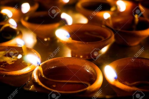 Pooja Cotton Wicks Long Puja Cotton Wicks Long Watt for Diwali Diyas, Oil Lamps, Jyot Diya, Aarti Cotton Wicks Religious Puja Rui Batti Akhand Oil Lamp Diya