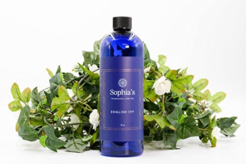 Sophia's English Ivy Fragrance Oil Refills for Redolere Lamps, Effusion and Catalytic Scented Oil, 16 Fluid Ounces Made in USA - color: English Ivy