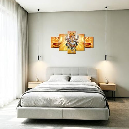 ARNLRDYA Ganesh Wall Art Canvas Print, 60x32inch - color: Artwork-05